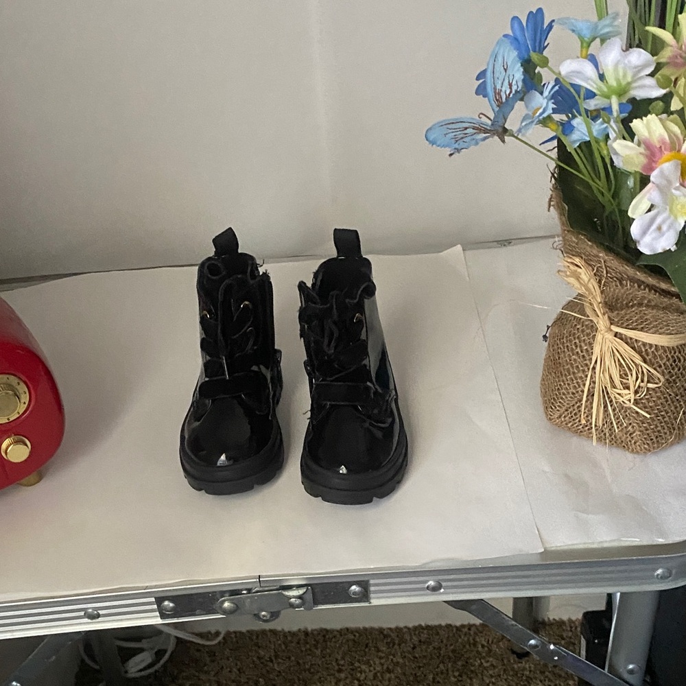 Black Kids Boots